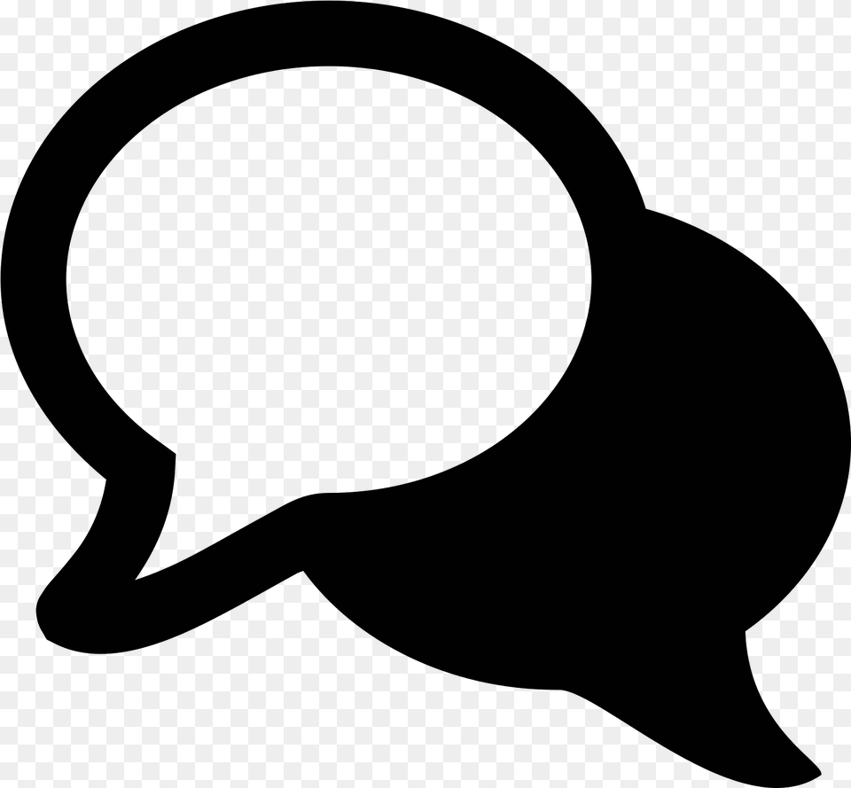 Chat Icons Image Library Message Icon Black And White, Gray Png