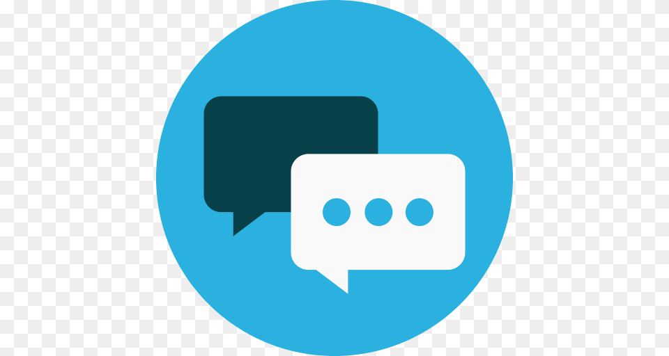 Chat Keynote Messages Icon, Firearm, Weapon, Disk Png Image