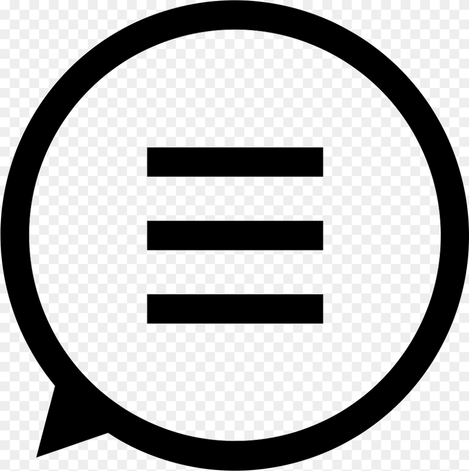 Chat Message Circular Speech Bubble Icon Privacy, Symbol, Sign Png