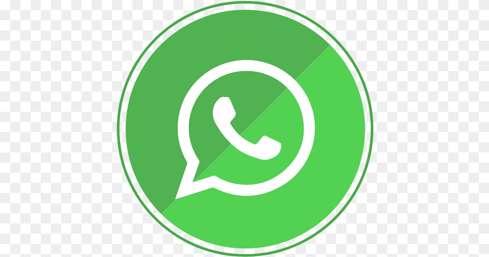 Chat Message Send Share Talk Whatsapp Icon, Green, Disk, Logo, Symbol Free Png