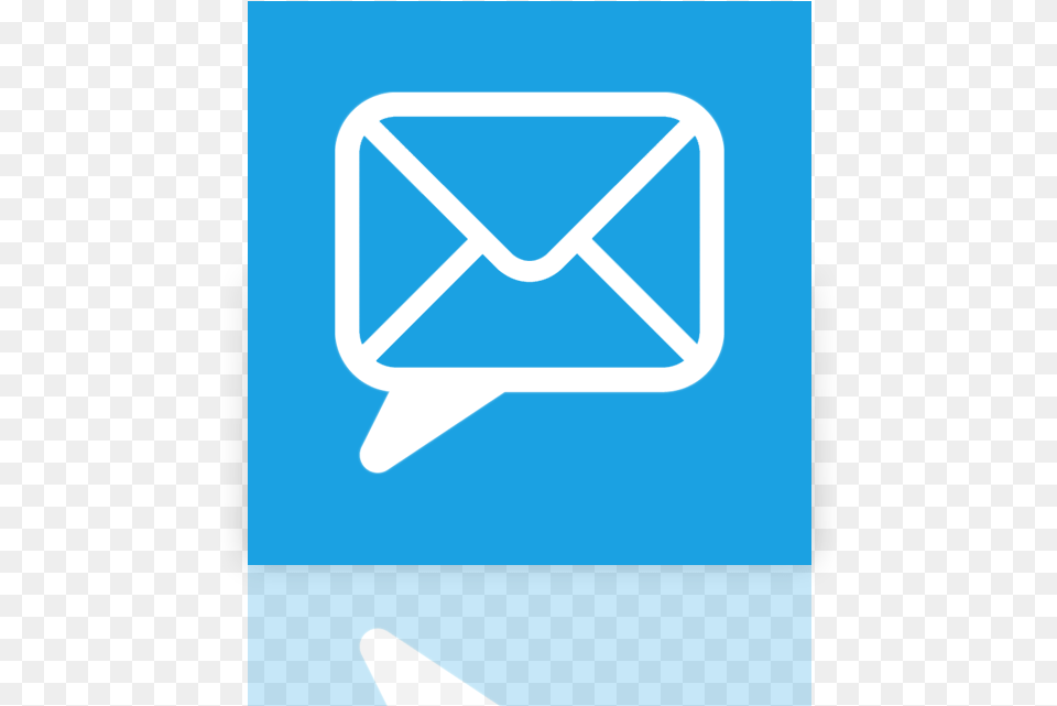 Chat Mirror Email Icon Email Icon Light Blue, Envelope, Mail, Airmail Png Image