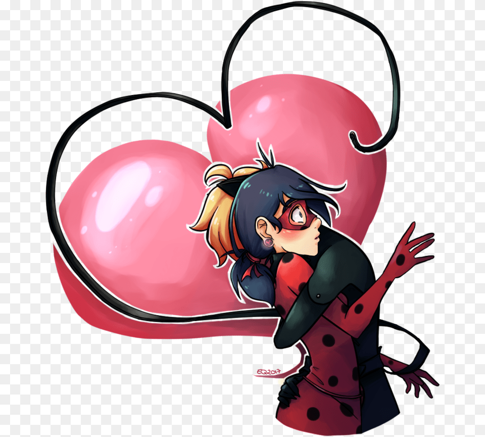 Chat Noir Ladybug And Mlb Image Marinette Chat Noir Miraculous, Book, Comics, Publication, Balloon Free Png Download