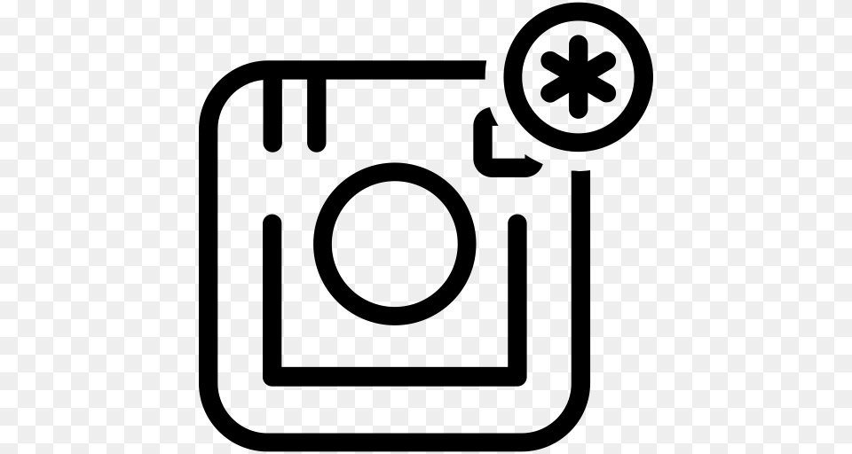 Chat Share Social Instagram Icon, Gray Free Png