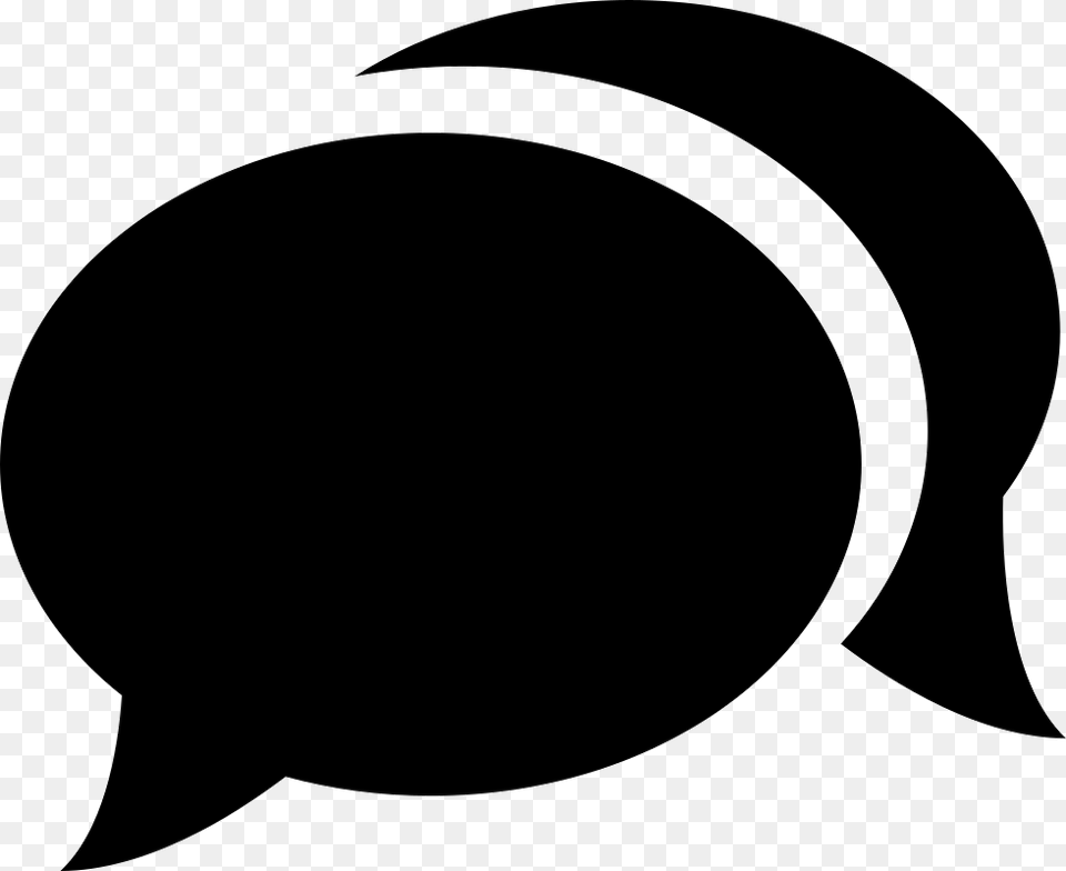 Chat Speech Bubbles Comments Speech Icon, Silhouette, Stencil, Hot Tub, Tub Png