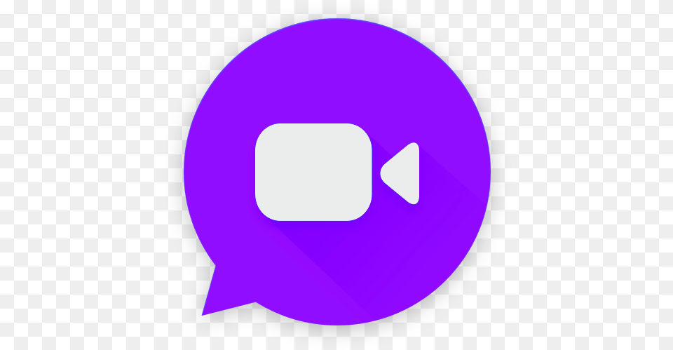 Chat Videoamazoncomappstore For Android Video Call App Icon, Purple, Disk, Sphere Free Transparent Png