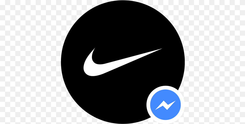 Chatbots Icon Nike Nike Logo Circle Image Crescent, Symbol Free Png