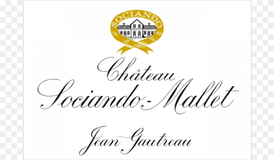 Chateau Sociando Mallet 2012 Haut Medoc Red French Ch Sociando Mallet 2003, Text, Handwriting, Calligraphy Free Transparent Png