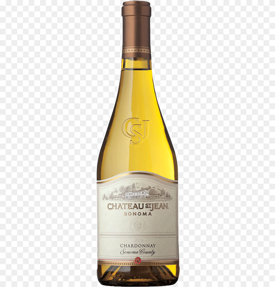 Chateau St Jean Chardonnay Sauvignon Blanc Concha Y Toro, Alcohol, Beverage, Bottle, Liquor Free Png