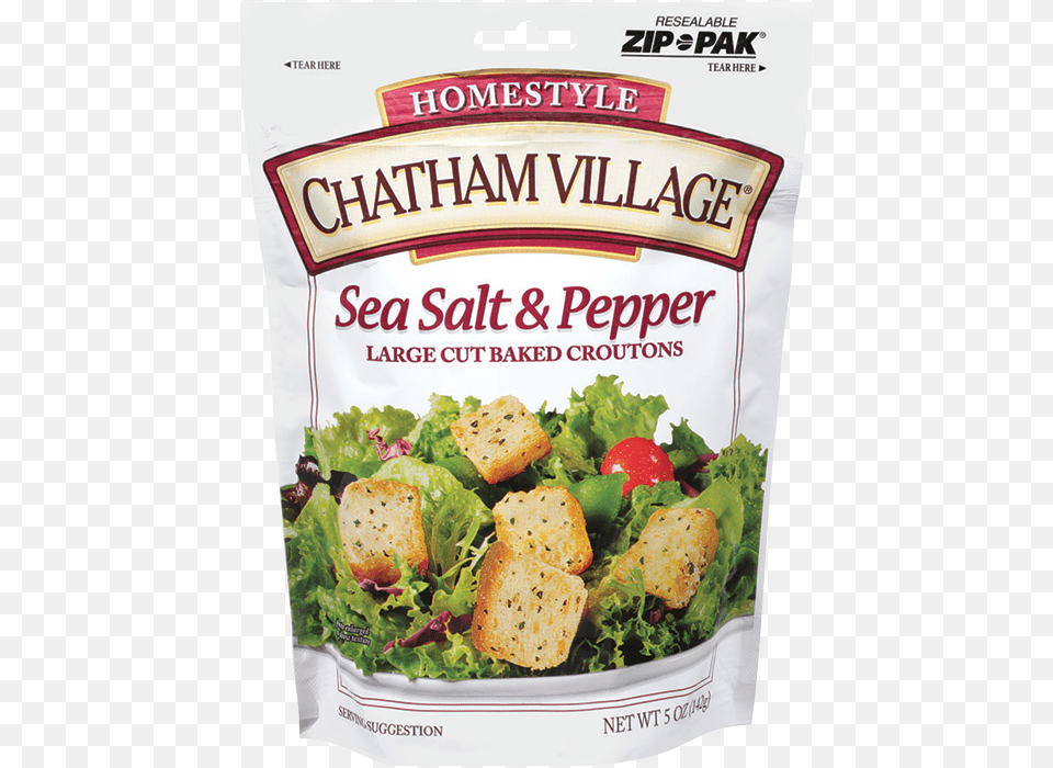 Chatham Village Sea Salt Amp Pepper Croutons Chatham Village Croutons, Food, Lunch, Meal, Ketchup Free Transparent Png