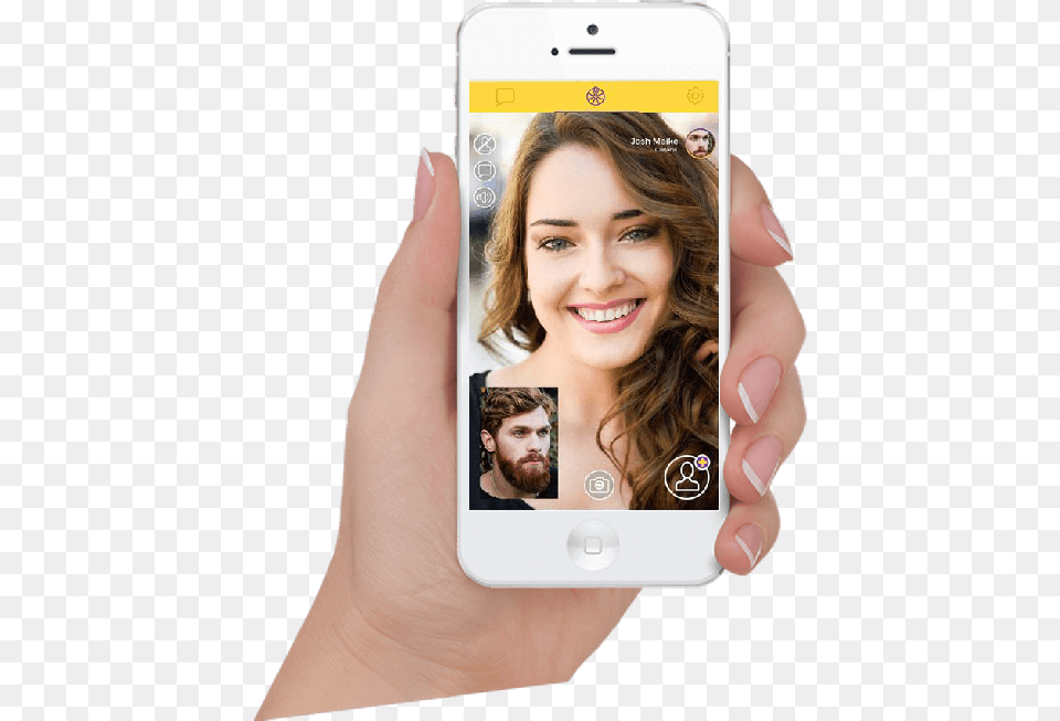 Chathub Video Chat App, Phone, Electronics, Mobile Phone, Adult Free Png Download