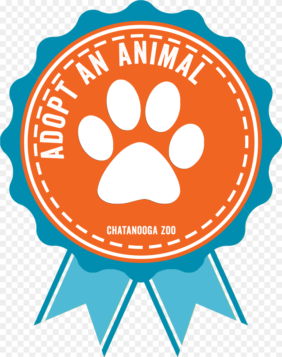 Chattanooga Zoo Animal Logo, Badge, Symbol, Advertisement, Poster Free Transparent Png