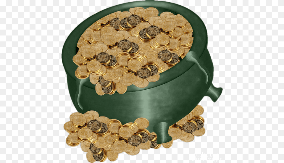 Chaudron Du0027or Tube St Patrick Pot Of Gold Cash, Treasure, Birthday Cake, Bronze, Cake Png