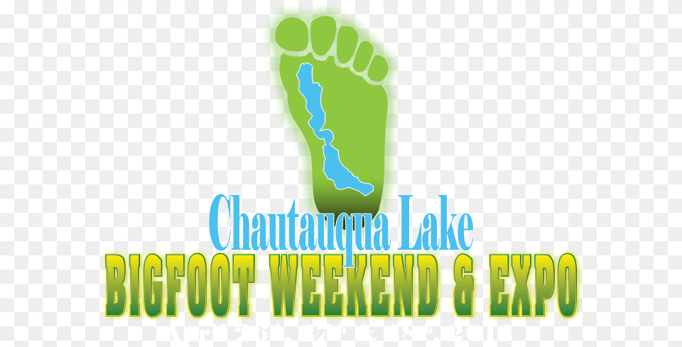 Chautauqa Lake Bigfoot Expo Jamestown New York Chautauqua Graphic Design, Body Part, Hand, Person, Outdoors Free Png Download