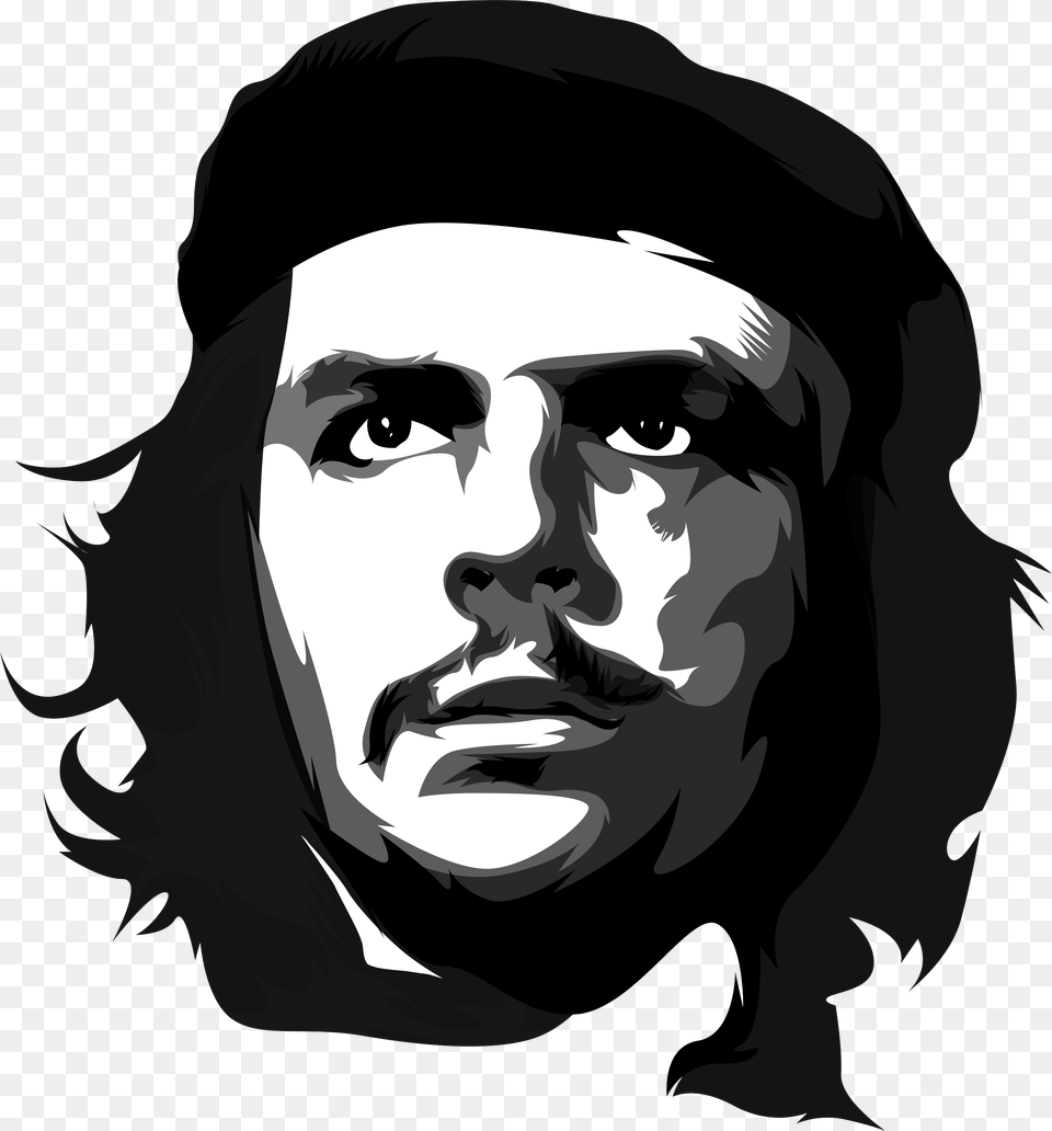 Che Guevara, Stencil, Adult, Male, Man Free Png Download