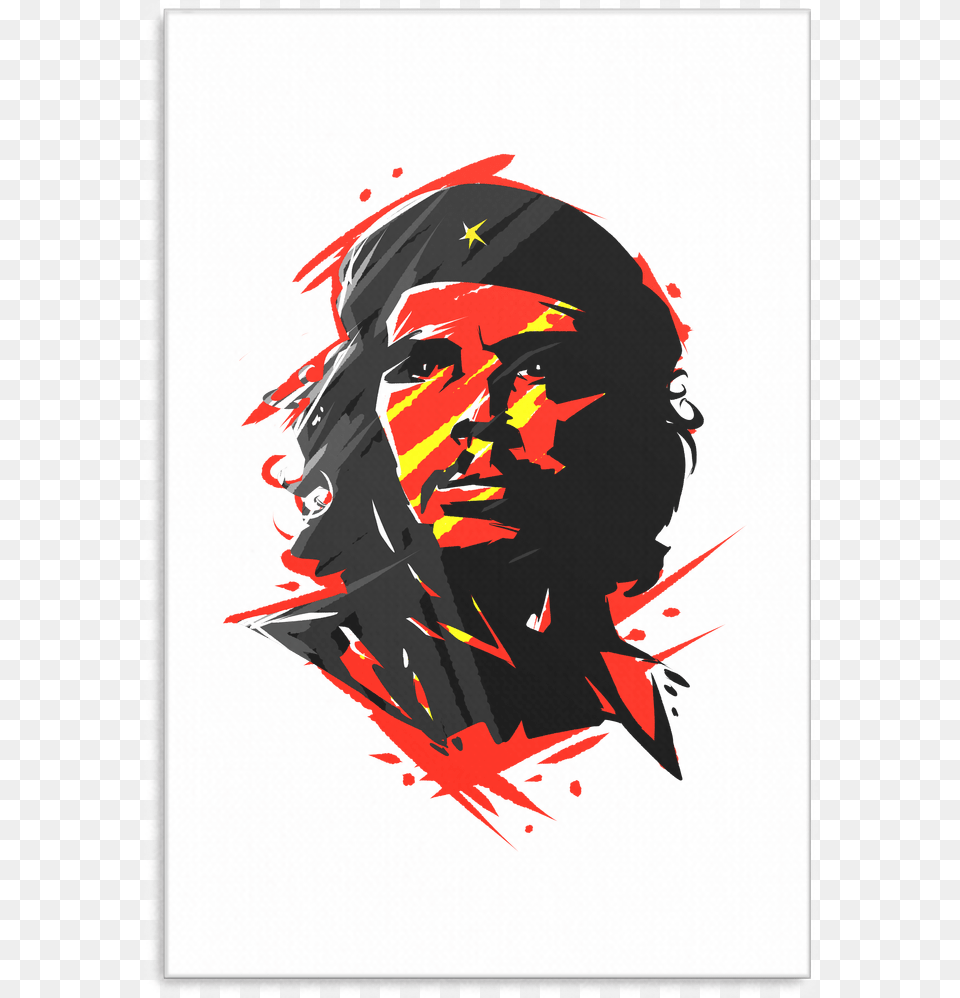 Che Guevara Argetine Leader Retro Canvas Art Art, Adult, Person, Woman, Female Free Png Download
