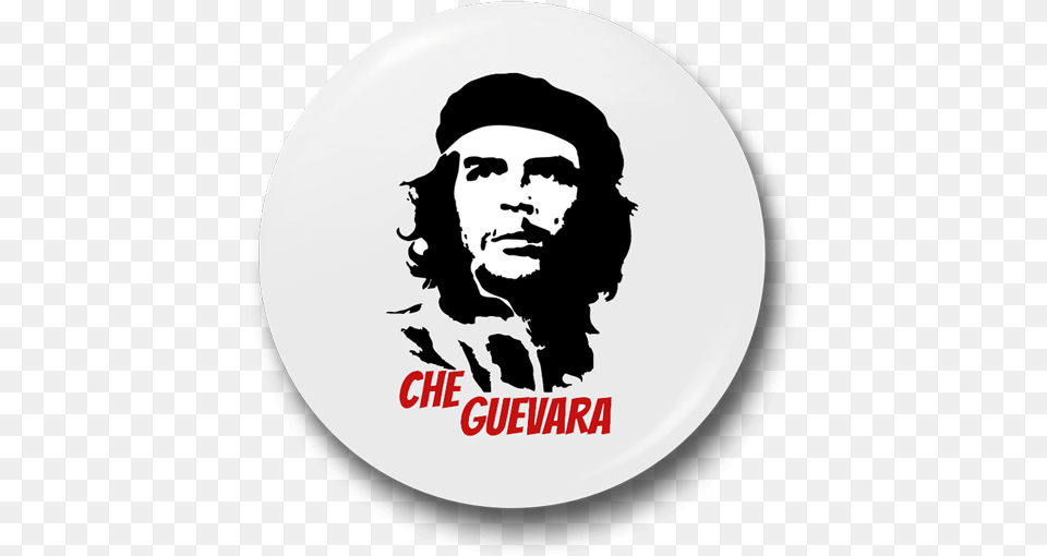Che Guevara Badge Che Guevara Stencil, Logo, Adult, Male, Man Free Png