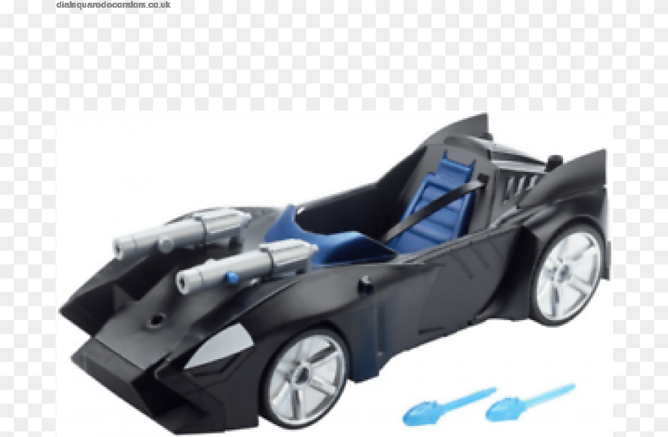 Cheap Authentic Fashion Justice League Action Fdf02 Justice League Twin Blast Batmobile, Vehicle, Transportation, Buggy, Wheel Free Png Download