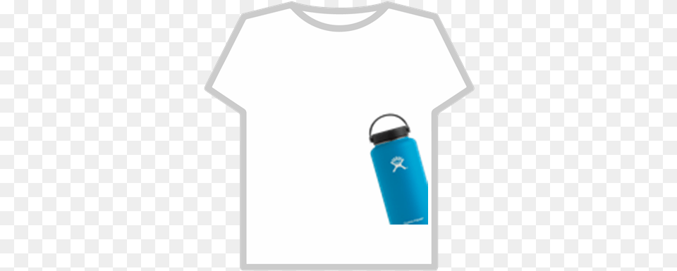 Cheap Blue Hydroflask T Shirt Roblox Short Sleeve, Bottle, Water Bottle, Shaker, Clothing Free Transparent Png