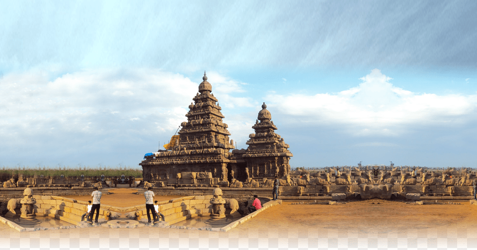 Cheap Flights From Hyderabad To Chennai Booking Air Shore Temple, Architecture, Building, Person Free Transparent Png