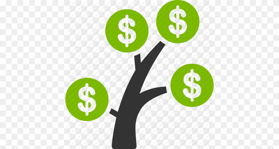 Cheat Dollar Finance Money Royalty Scam Tree Icon, Recycling Symbol, Symbol, Text Free Png