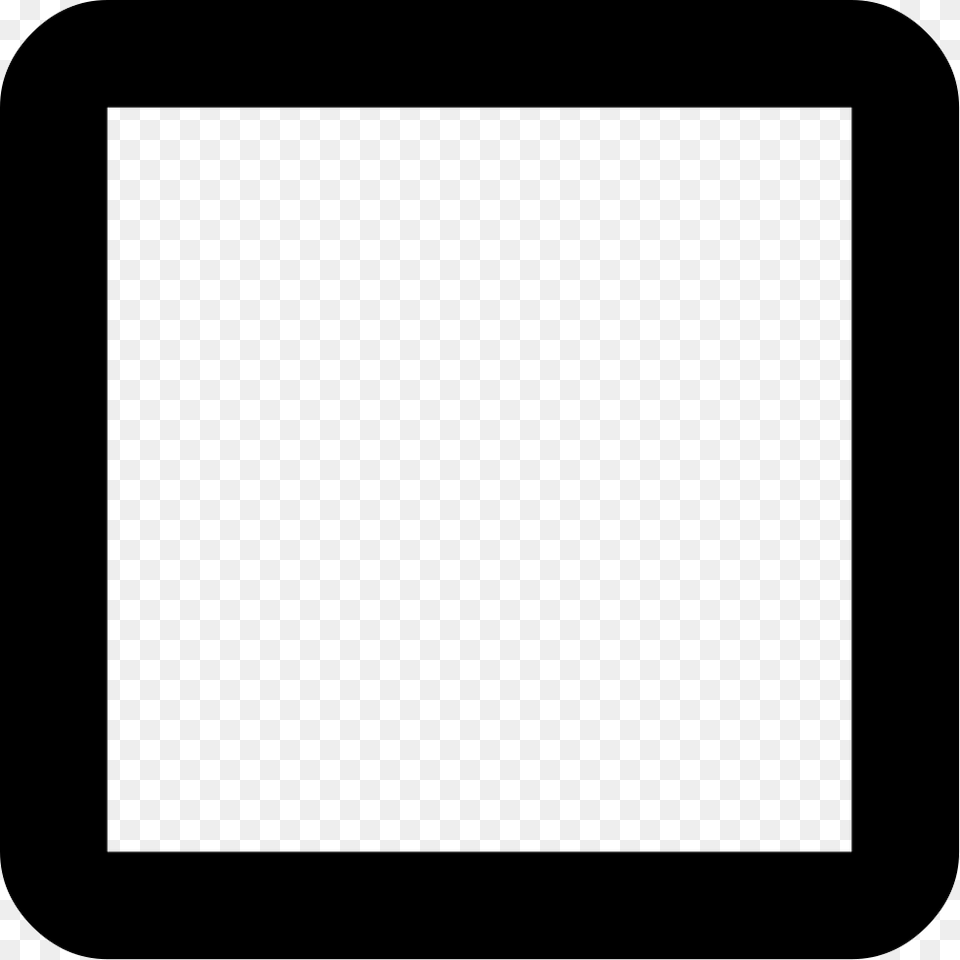 Check Box Outline Blank Icon Download, White Board, Electronics, Screen Free Png