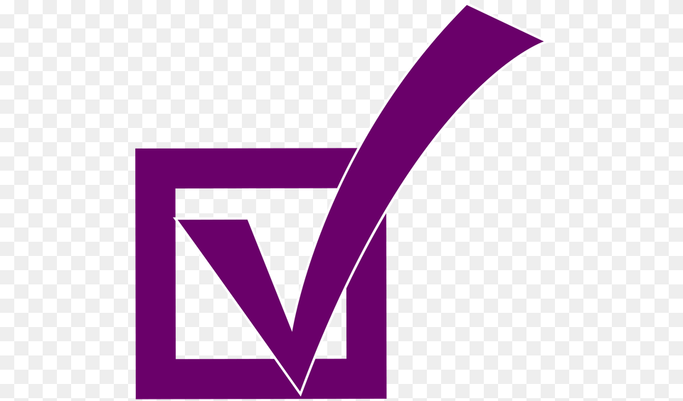 Check Check Mark, Purple, Logo, Smoke Pipe Free Png Download