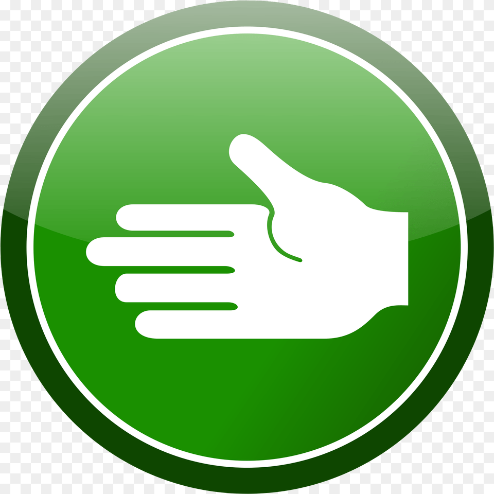 Check Circle Glossy Green Hand Handshake Okay Hand In Green Circle, Body Part, Person Free Png