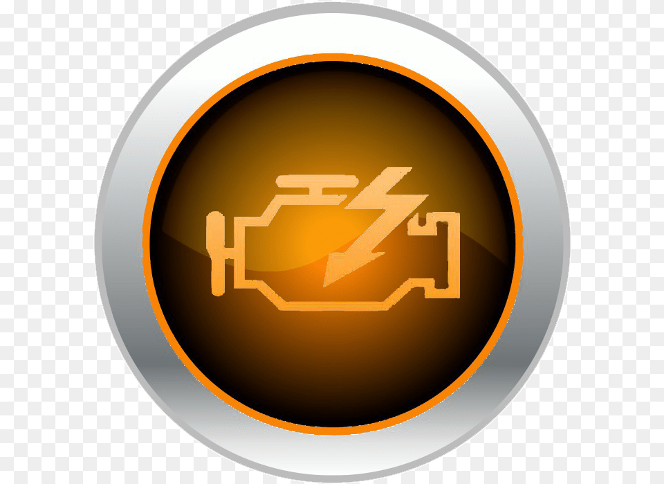 Check Engine Light, Emblem, Symbol, Sign, Disk Png Image