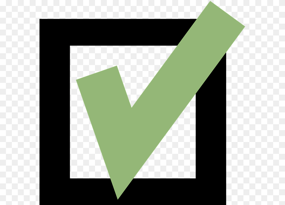 Check Mark Box Green Vector Graphic On Pixabay Vector Centang, Text Png Image