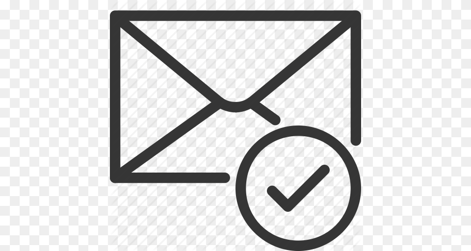 Check Mark Confirm Email Envelope Letter Mail Address, Airmail Free Png