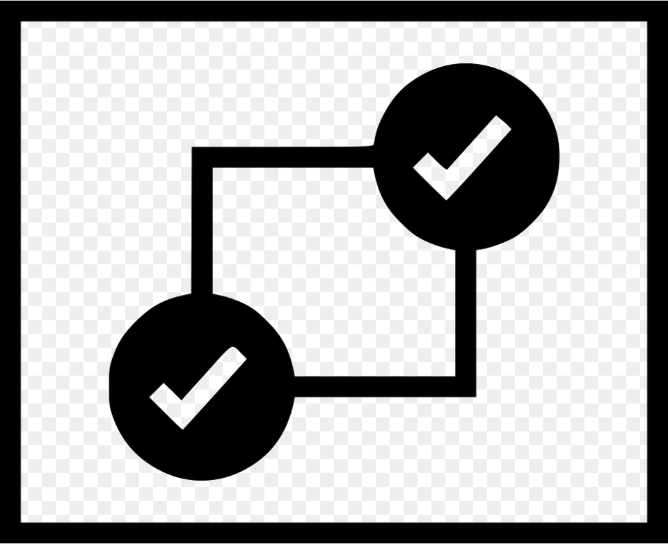Check Mark Good Progress Connected Connect Svg Scalable Vector Graphics, Device, Plant, Lawn Mower, Lawn Png