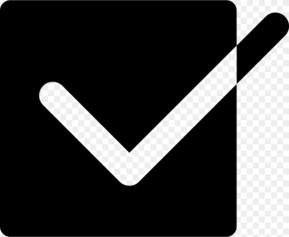 Check Mark Inside A Black Box Icon, Envelope, Mail, Smoke Pipe Png