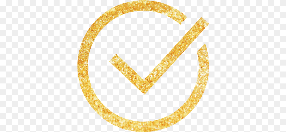 Check Mark Sacred Not Scared Transparent Gold Check Mark, Symbol, Astronomy, Moon, Nature Png