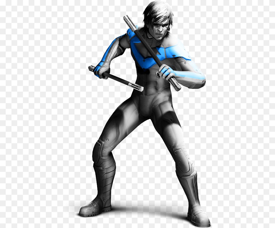 Check Out Arkham City S Nightwing Nightwing Batman Arkham City, Adult, Person, People, Female Png