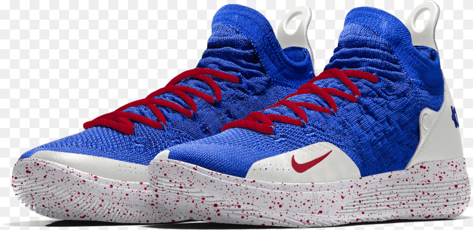 Check Out Nike S Custom Nba Opening Week Shoes For Kd 11 Red White Blue, Clothing, Footwear, Shoe, Sneaker Png Image