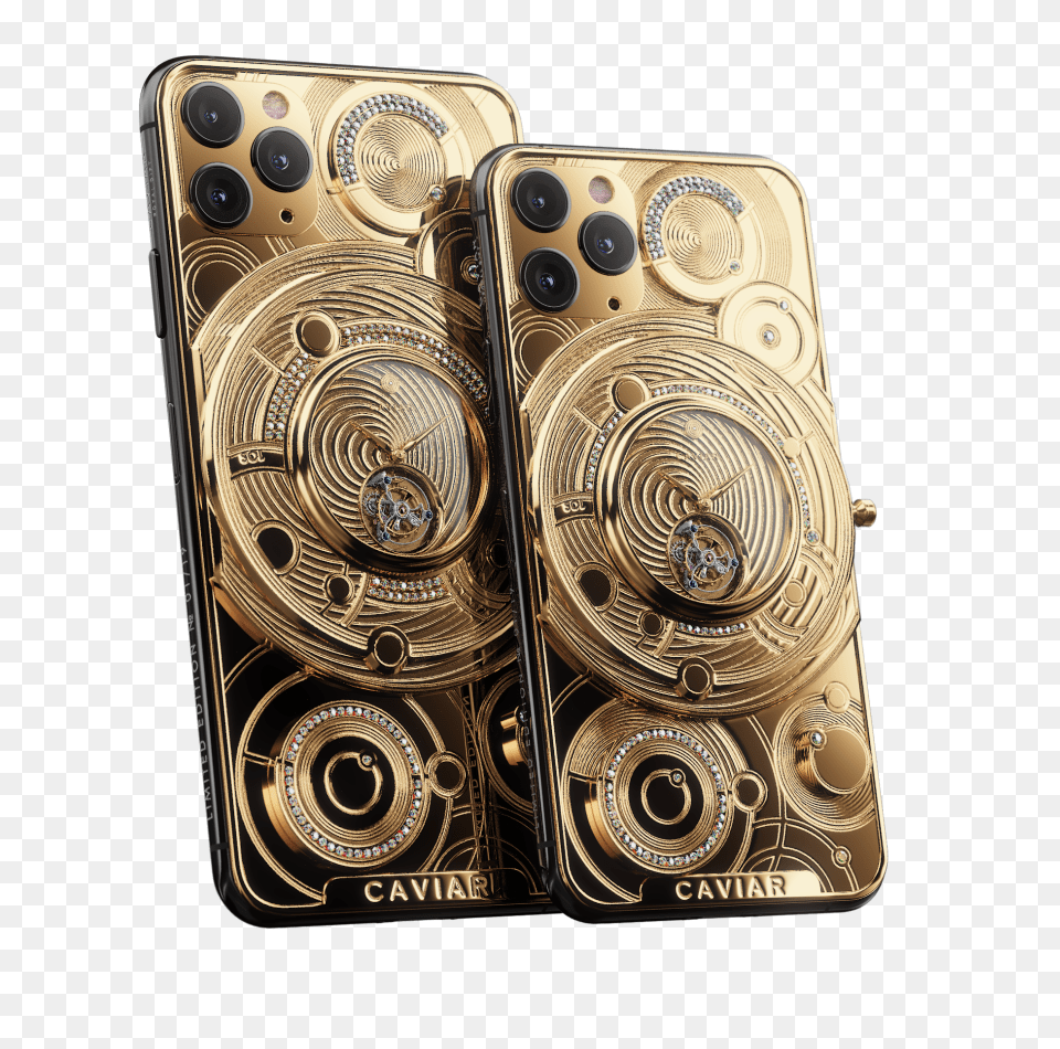 Check Out The Caviar Iphone 11 Pro With A Clock Cathedral Of Monreale, Electronics, Phone, Arm, Body Part Free Transparent Png