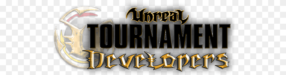 Check Out The Unreal Tournament Dev Group To Show Off Unreal Tournament, Logo, Emblem, Symbol, Scoreboard Png Image