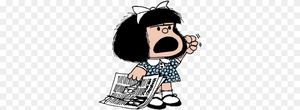 Check Out This Angry Mafalda Image, Baby, Person, Text Png