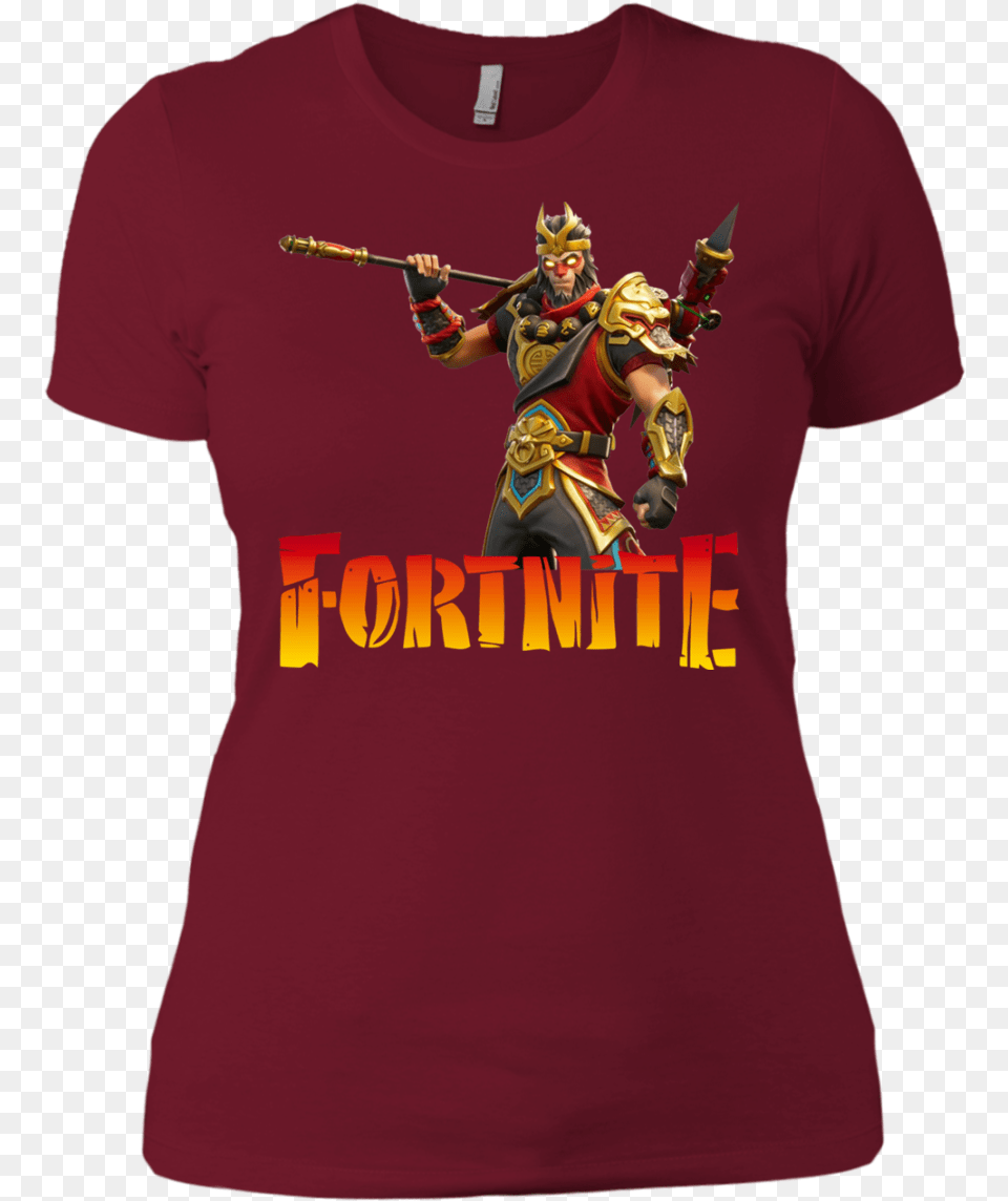 Check Out This Awesome Fortnite Wukong Fortnite Shirts T Shirt, Clothing, T-shirt, Adult, Female Free Png Download