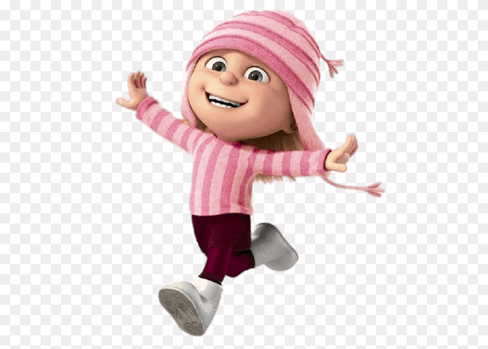 Check Out This Despicable Me Edith Gru Image Girls Of Despicable Me, Clothing, Hat, Doll, Toy Free Png Download