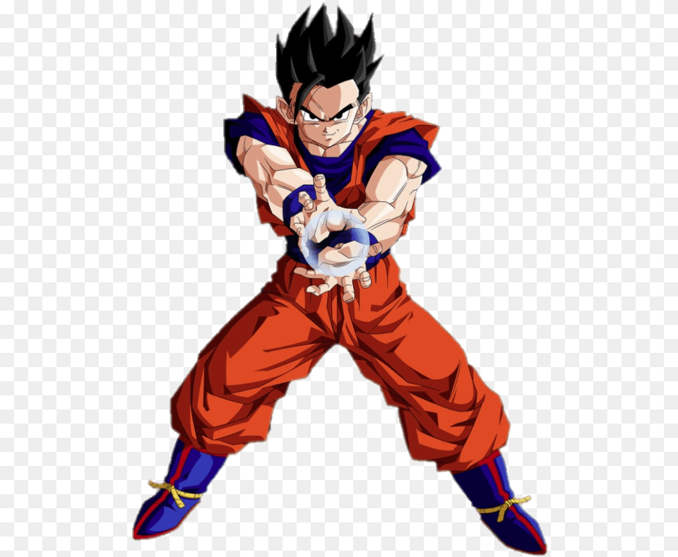 Check Out This Dragon Ball In Hands Of Son Gohan, Baby, Book, Comics, Person Png Image