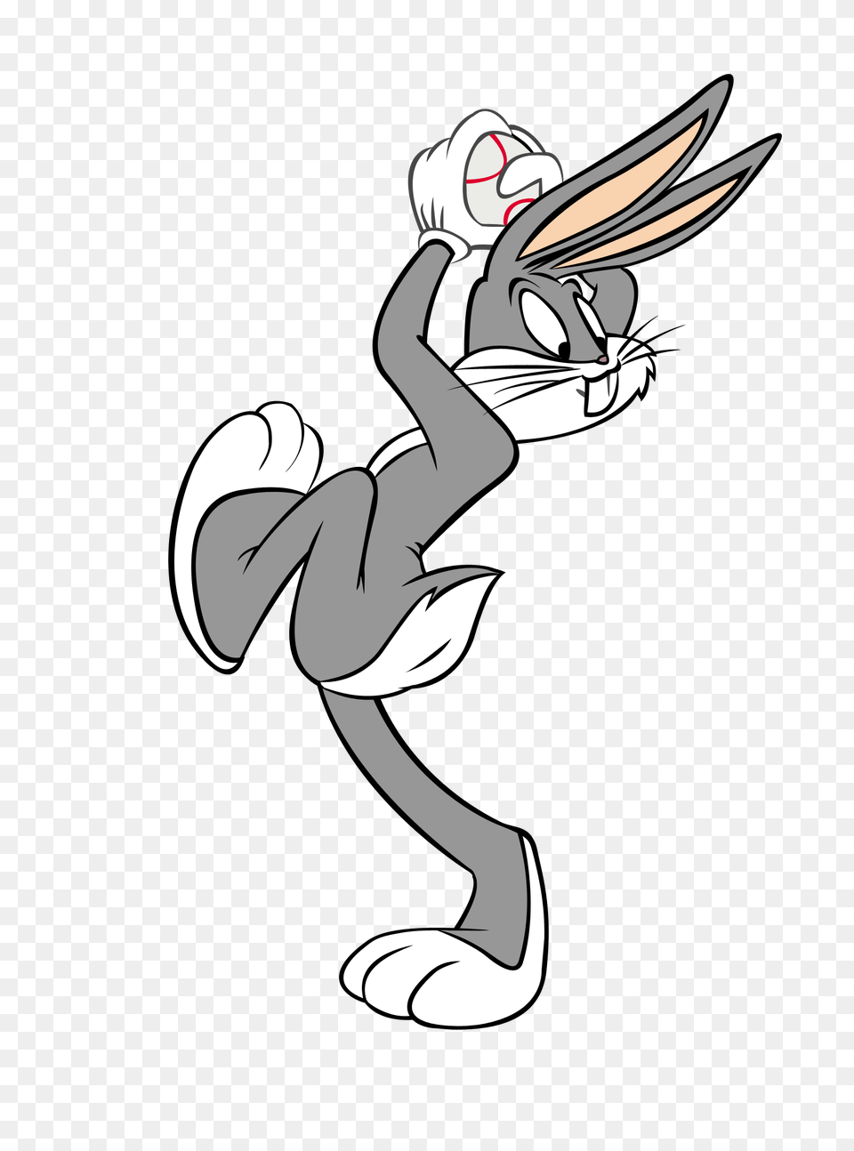 Check Out This Transparent Bugs Bunny Throwing A Baseball, Cartoon, Person, Book, Comics Png