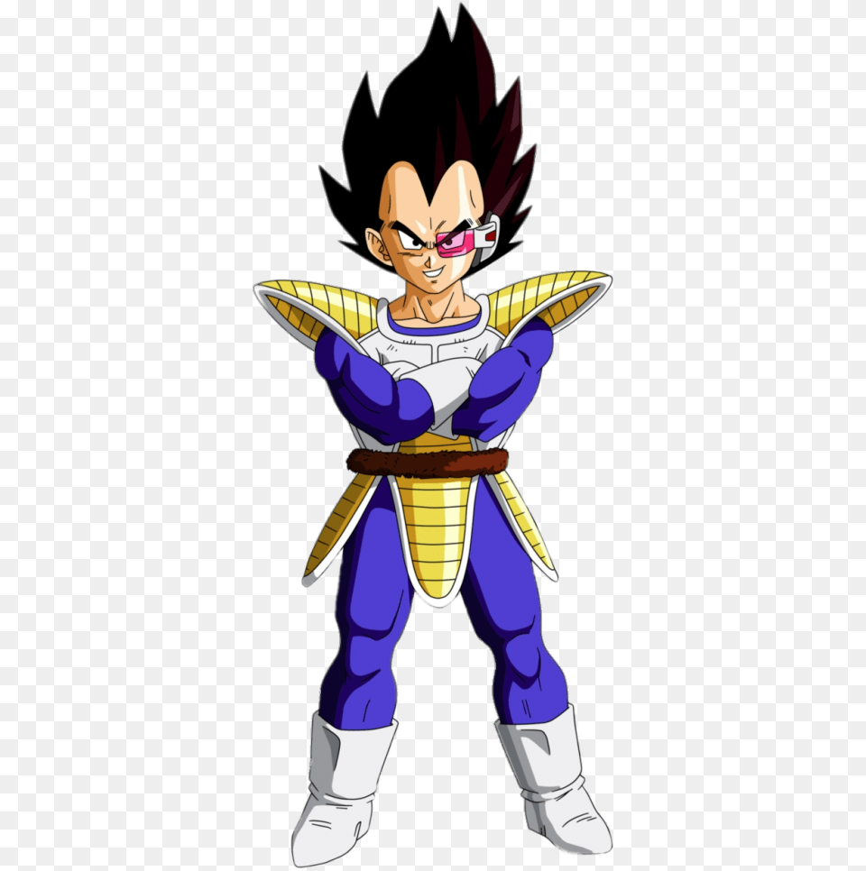 Check Out This Transparent Dragon Ball Character Vegeta Arms, Book, Comics, Publication, Person Free Png