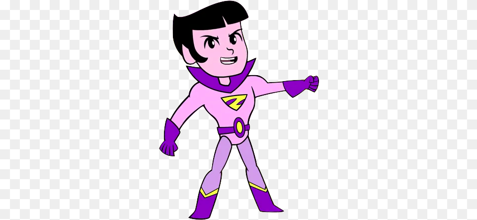 Check Out This Transparent Teen Titans Go Zan Image Teen Titans Go Wonder Twins, Purple, Baby, Person, Cartoon Free Png