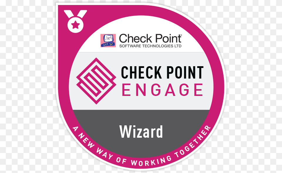 Check Point Engage Wizard Acclaim Checkpoint, Sticker, Logo, Badge, Symbol Png Image