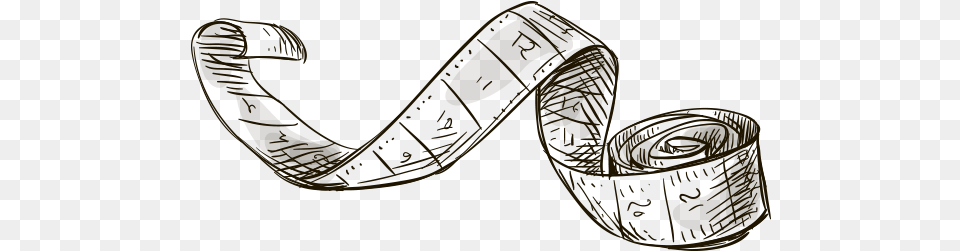 Check Your Size Tape Measure Illustration Png