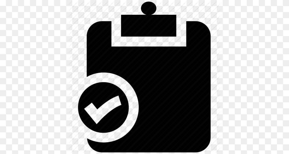 Checked Checkmark Clipboard Sign Icon, Electronics, Camera, Architecture, Building Free Png Download