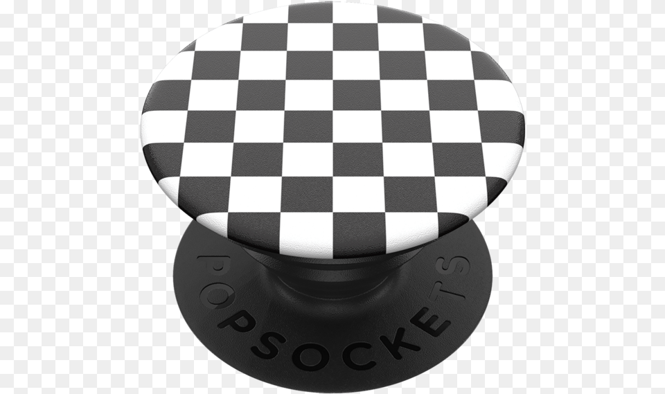 Checker Black Pop Socket Checker, Chess, Game, Furniture Free Png