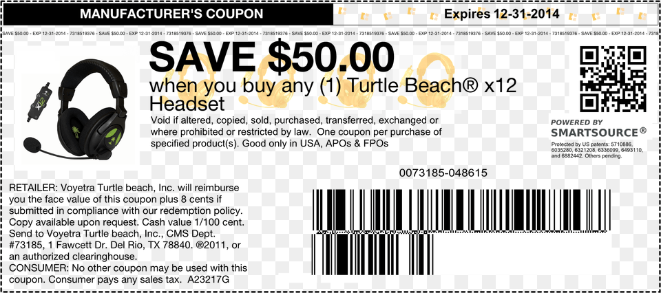Checker Intervention On Coupon, Electronics, Qr Code, Headphones, Text Free Transparent Png