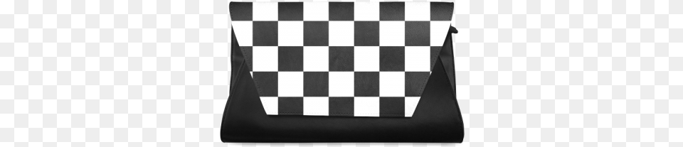 Checkerboard Black And White Clutch Bag Monster Jam Flag, Accessories, Chess, Game, Handbag Free Png